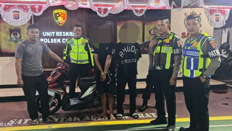 Blue Light Patrol Satlantas Polresta Tangerang Gagalkan Aksi Curanmor, Dua Pria Diamankan
