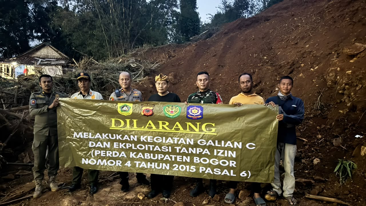 Galian C Ilegal di Parungpanjang Tetap Beroperasi Berdalih Terracing, Pemdes dan Warga Khawatir Bencana Longsor
