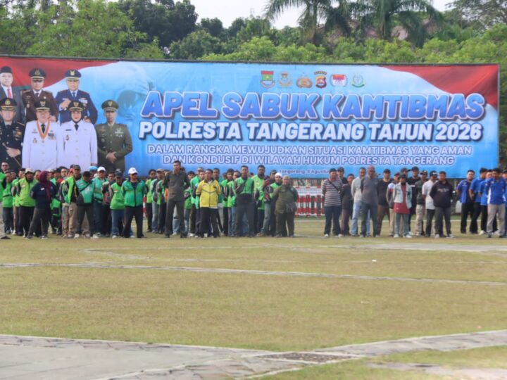 Polresta Tangerang Satukan Buruh, Ojol, TNI hingga Tokoh Agama dalam Sabuk Kamtibmas