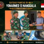 Gencarkan Komsos dan Edukasi Hukum, Satgas Pamtas Yonarmed 13/Nanggala Terima Penyerahan Sukarela ±1 Kg Sisik Trenggiling dari Warga Perbatasan