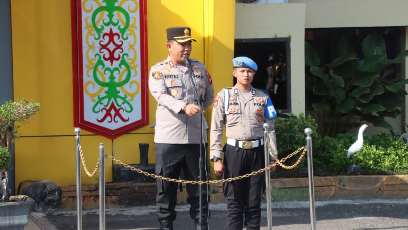 Polres Kotim Gelar Apel Pagi: Tekankan Kesiapsiagaan Karhutla hingga Waspada Paham Radikalisme