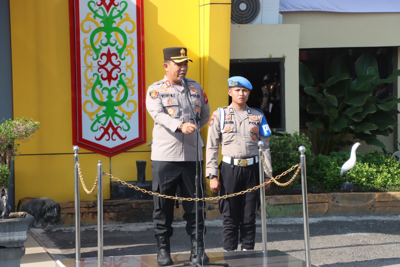 Polres Kotim Gelar Apel Pagi: Tekankan Kesiapsiagaan Karhutla hingga Waspada Paham Radikalisme