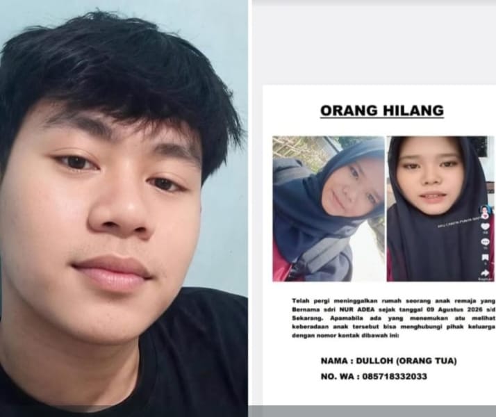 Nur Adea Remaja Perempuan Kampung Pabuaran Desa Batok Tenjo Bogor Hilang, Sudah 3 Hari Mohon Batuannya.
