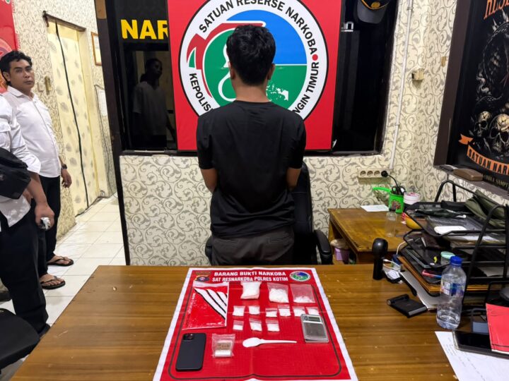 Satresnarkoba Polres Kotim Sikat Pengedar, Sita 188,4 Gram Sabu di Baamang Tengah