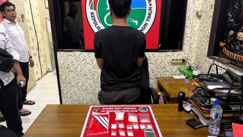 Satresnarkoba Polres Kotim Sikat Pengedar, Sita 188,4 Gram Sabu di Baamang Tengah
