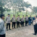 Polsek Tigaraksa Gelar Apel Pagi, Persiapkan Gladi Bersih Vicon Peresmian Jembatan Merah Putih