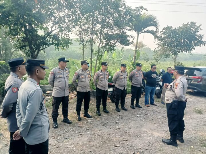Polsek Tigaraksa Gelar Apel Pagi, Persiapkan Gladi Bersih Vicon Peresmian Jembatan Merah Putih