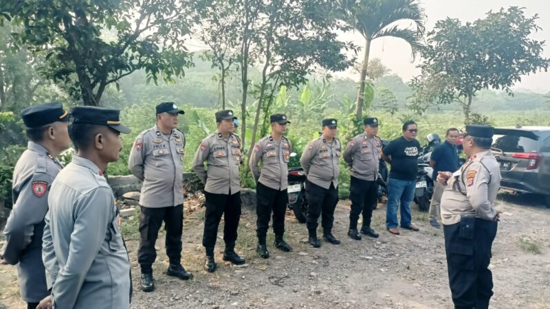 Polsek Tigaraksa Gelar Apel Pagi, Persiapkan Gladi Bersih Vicon Peresmian Jembatan Merah Putih