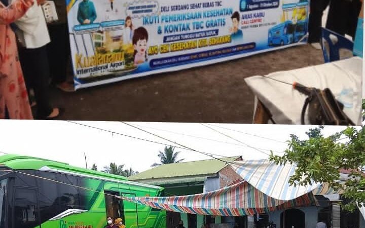 UPT Puskesmas Aras Kabu Melaksanakan Tracing/Pelacakan TBC di Desa Serdang