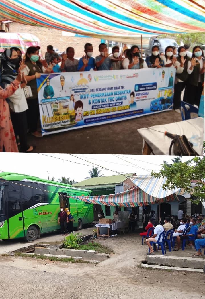 UPT Puskesmas Aras Kabu Melaksanakan Tracing/Pelacakan TBC di Desa Serdang