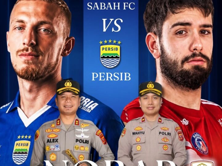 Polres Cianjur Ajak Wargi Nobar Sabah FC vs Persib, Ada Makan Gratis dan Doorprize!