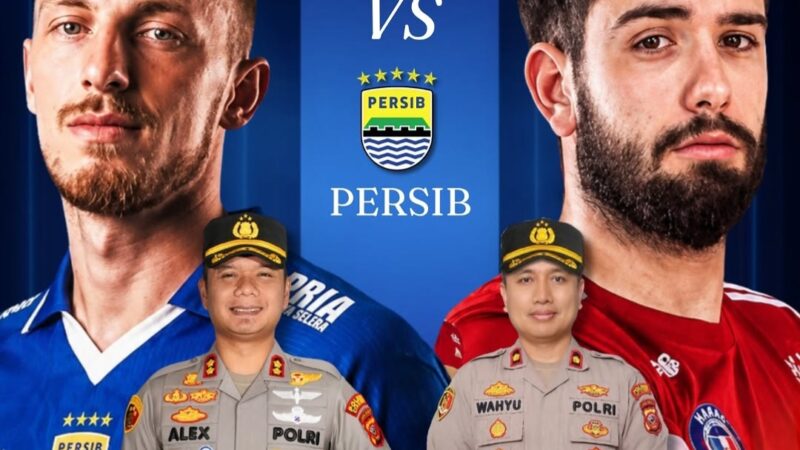 Polres Cianjur Ajak Wargi Nobar Sabah FC vs Persib, Ada Makan Gratis dan Doorprize!