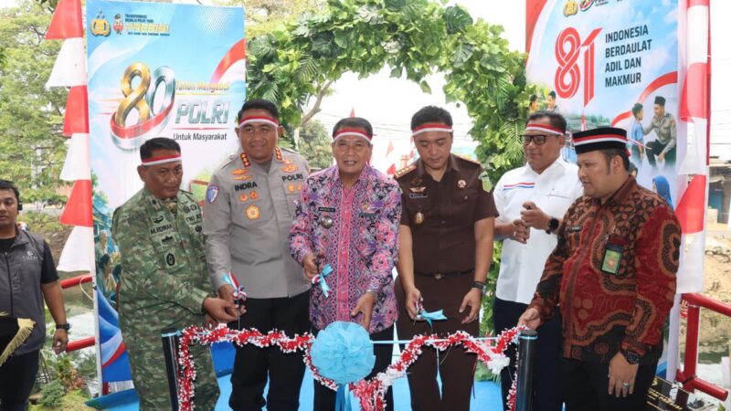 Polresta Tangerang Bangun dan Revitalisasi 14 Jembatan Merah Putih, Bantu Tingkatkan Konektivitas Warga