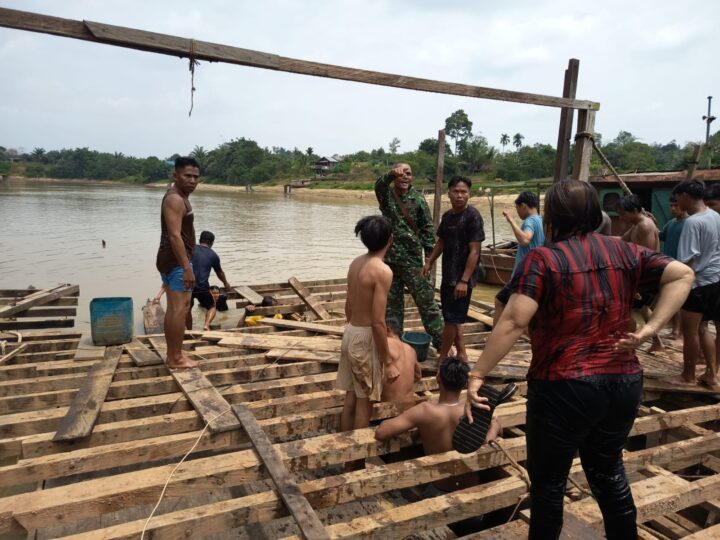 Seorang Anak Berusia 7 Tahun Tenggelam di Sungai Desa Tumbang Sangai Kotim, Pencarian Masih Berlangsung