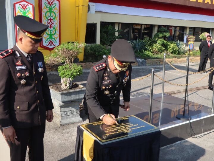 Tandai HUT RI Ke-81, Kapolres Kotim Resmikan Aula “Siap Setia Hapakat” Polsek Mentaya Hulu