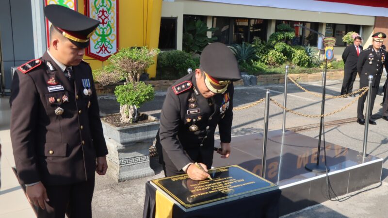 Tandai HUT RI Ke-81, Kapolres Kotim Resmikan Aula “Siap Setia Hapakat” Polsek Mentaya Hulu