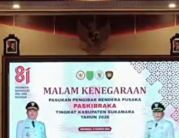 Malam Kenegaraan Paskibraka Kabupaten Sukamara 2026