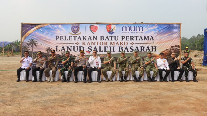 Hadiri Groundbreaking Mako Lanud Saleh Basarah, Kapolresta Tangerang Dorong Perkuat Sinergi Pertahanan dan Keamanan