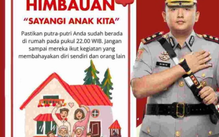 Himbaua Kapolres Tulungagung: Ingatkan Orang Tua Pastikan Anak di Rumah Pukul 22.00 WIB