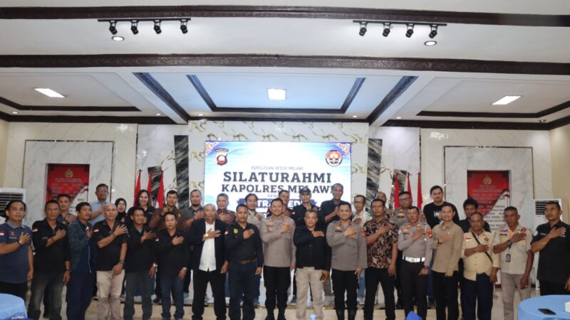 Perkuat Sinergi dan Pilar Pentahelix, Polres Melawi Gandeng Insan Pers Wujudkan Kamtibmas