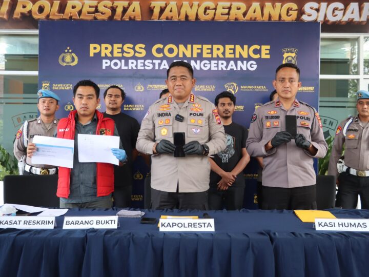 Kasus Matel Diduga Peras Pengendara di Cikupa Diungkap, Polresta Tangerang Tangkap Tiga Terduga Pelaku