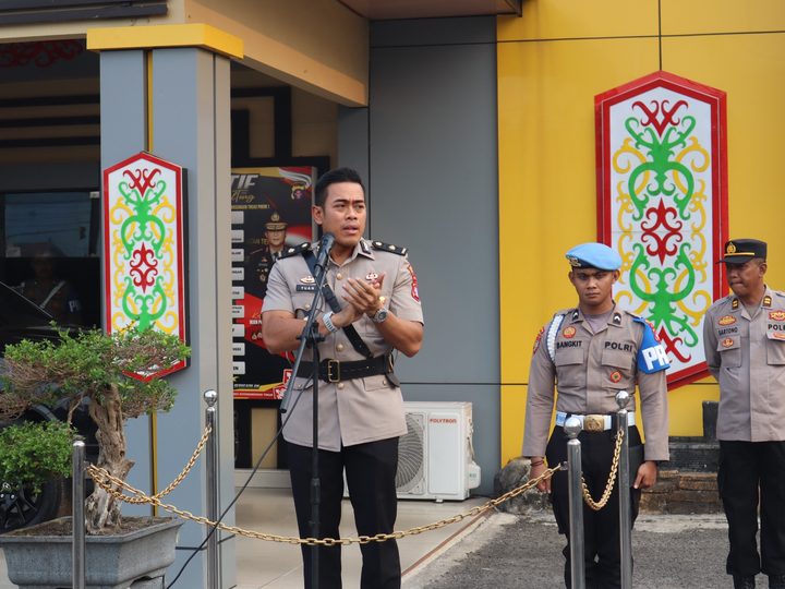 Tingkatkan Kesiapsiagaan Polres Kotim Gelar Apel Siaga Antisipasi Gangguan Kamtibmas