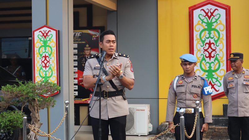 Tingkatkan Kesiapsiagaan Polres Kotim Gelar Apel Siaga Antisipasi Gangguan Kamtibmas