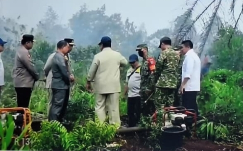 Presiden Tinjau Kesiapan Penanganan Kemarau dan Karhutla di Palangka Raya