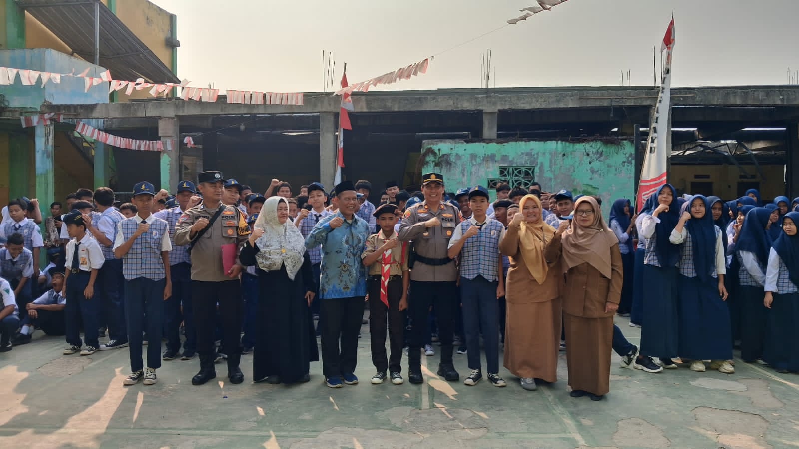 Kapolsek Panongan Jadi Pembina Upacara, 700 Pelajar Yayasan Darussalam Diajak Jaga Masa Depan