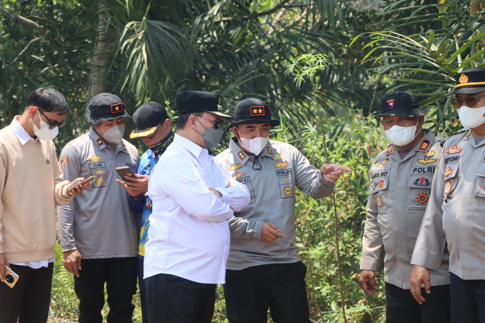 Forkopimda Kotim Turun Ke Lahan Gambut, Susun Strategi Dan Pompa Semangat Petugas Pemadam Karhutla