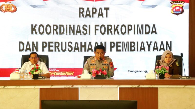 Kumpulkan Puluhan Leasing, Kapolresta Tangerang Tegaskan Larangan Tarik Kendaraan di Jalan