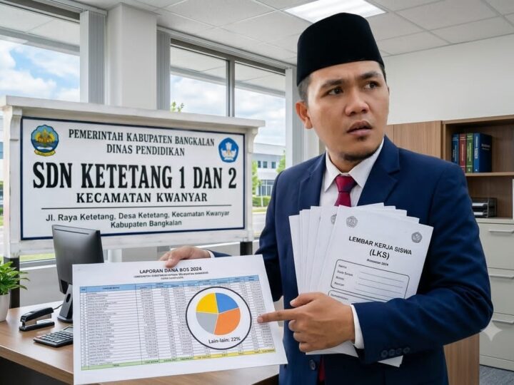 Ketua Forum Pemuda Bangkalan Pertanyakan Dugaan Ketidaksesuaian Dana BOS dan Jual Beli LKS di SDN Ketetang 1 dan 2