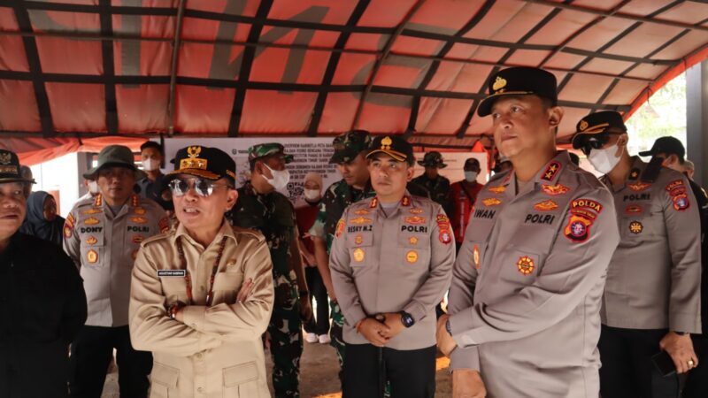 Sinergi Tiga Pilar Kalteng: Dampingi Gubernur, Kapolda, dan Pangdam, Kapolres Kotim Perkuat Manajemen Posko Karhutla di BPBD