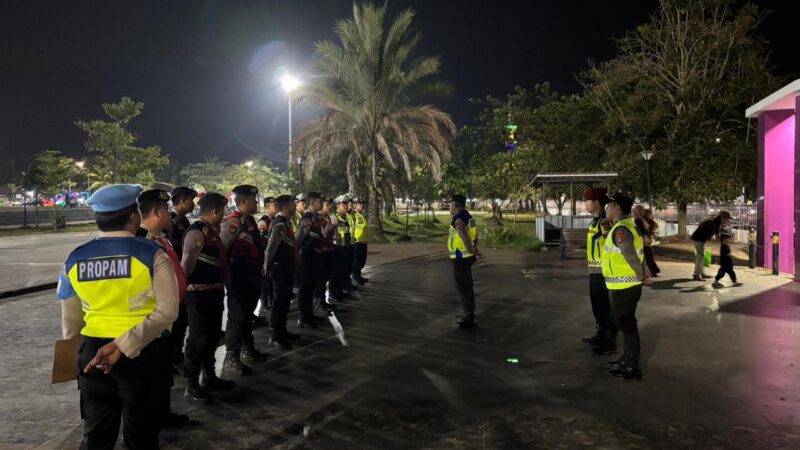 Provost Polresta Tangerang Cek Kesiapan Personel Apel Malam