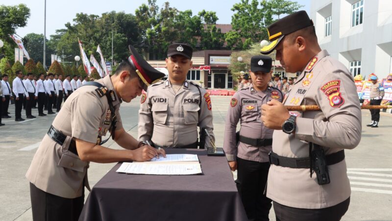 Kapolresta Tangerang Pimpin Sertijab Kabag SDM hingga Kapolsek Balaraja-Tigaraksa