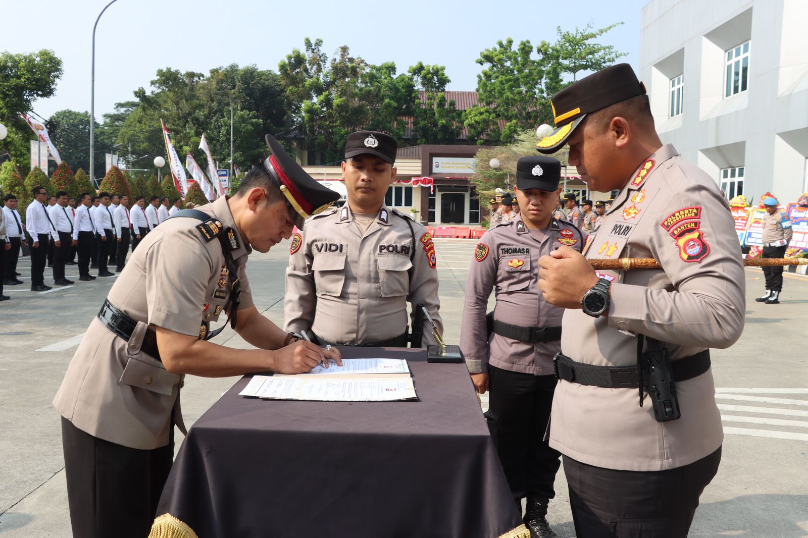 Kapolresta Tangerang Pimpin Sertijab Kabag SDM hingga Kapolsek Balaraja-Tigaraksa