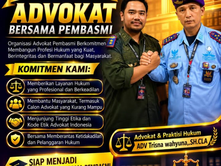 Adv.Trisna Wahyuna ,S.H,.CLA : Melangkah Menjadi Advokat Yang Profesional