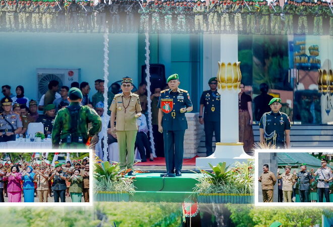 Pangdam XXII/TB Pimpin Upacara HUT Ke-1, Semangat Pengabdian untuk Negeri dan Masyarakat.