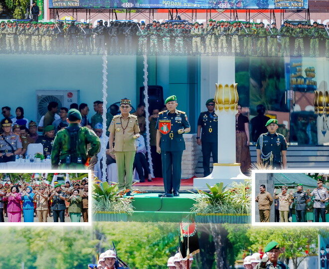 Pangdam XXII/TB Pimpin Upacara HUT Ke-1, Semangat Pengabdian untuk Negeri dan Masyarakat.