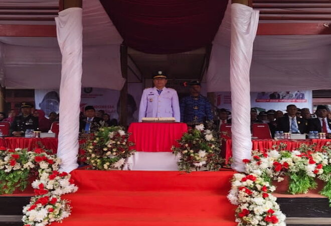 Kecamatan Parenggean Gelar Upacara Bendera HUT RI ke-81, Ketua DPRD Kotim Tekankan Keadilan Pembangunan