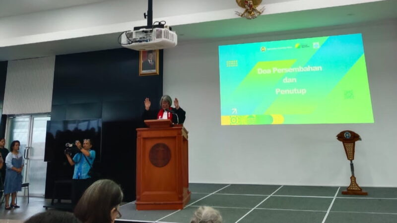 Ibadah Perdana PIWK dan Mahasiswa Chapel USU Berjalan Dengan Hikmah dan Khusyuk di Gedung Student Hall