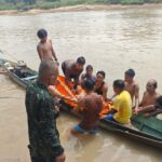 Respon Cepat Polsek Antang Kalang Bersama Unsur Terkait dan Masyarakat Temukan Korban Tenggelam