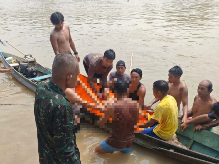 Respon Cepat Polsek Antang Kalang Bersama Unsur Terkait dan Masyarakat Temukan Korban Tenggelam
