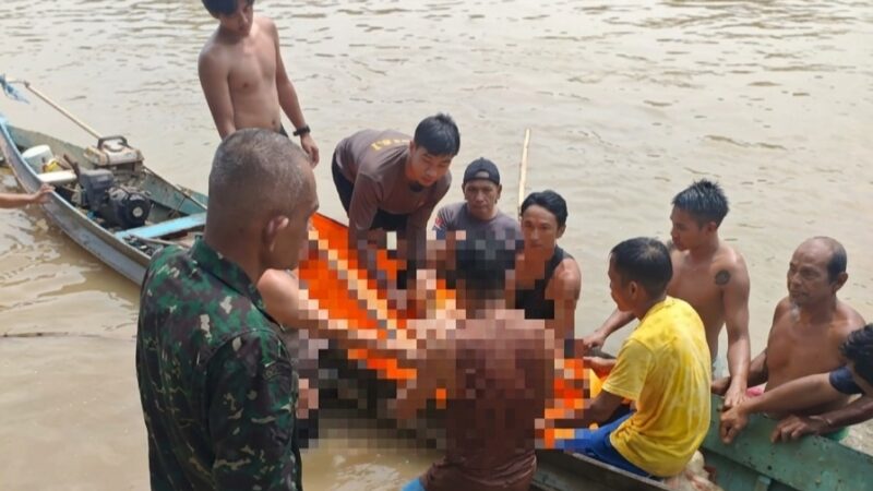 Respon Cepat Polsek Antang Kalang Bersama Unsur Terkait dan Masyarakat Temukan Korban Tenggelam