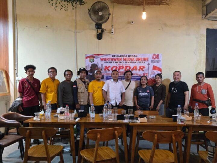 Perkuat Sinergi Pers dan Kepolisian, Pokja Media Online Polres Metro Jakut Gelar Kopdar