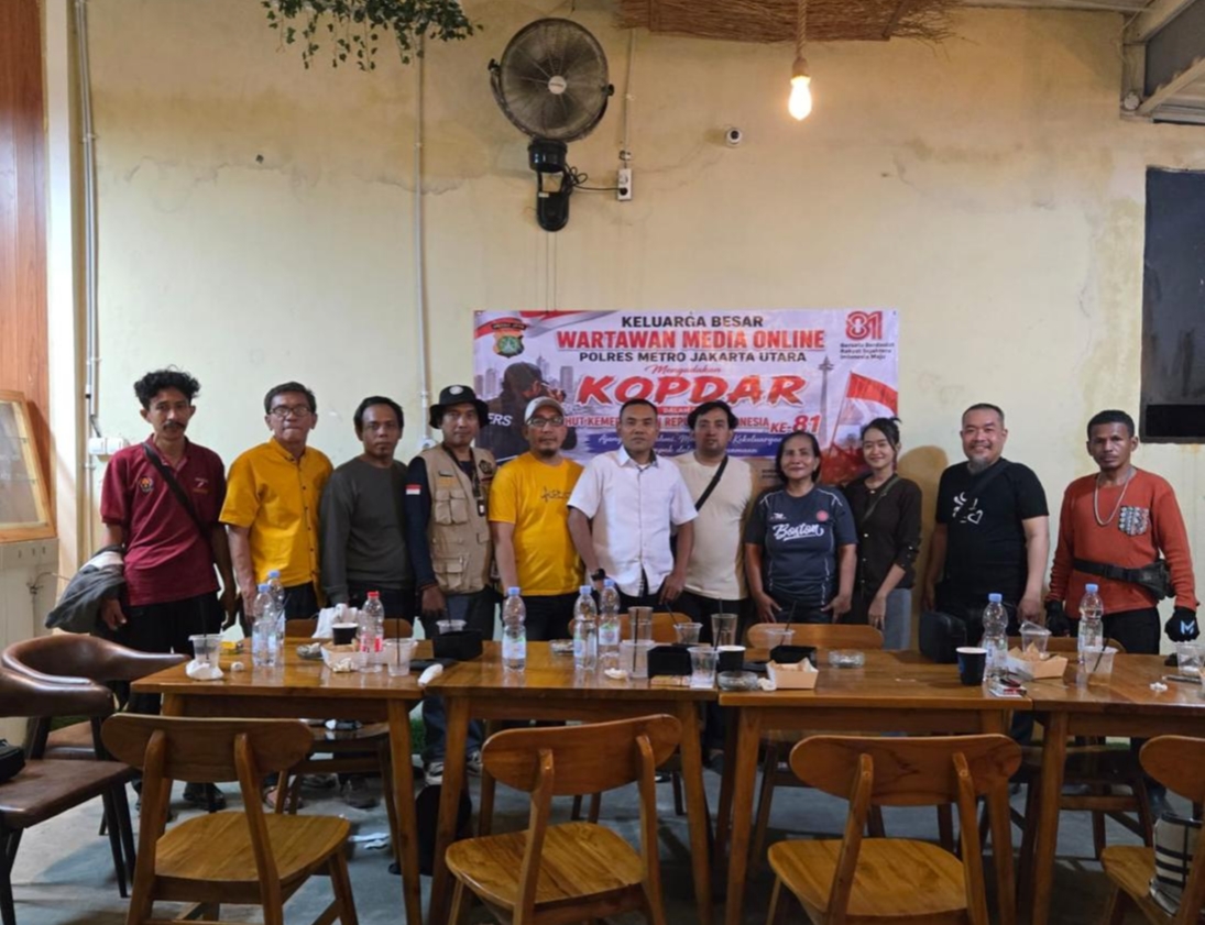 Perkuat Sinergi Pers dan Kepolisian, Pokja Media Online Polres Metro Jakut Gelar Kopdar