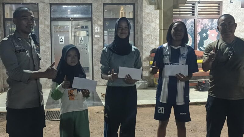 Polsek Parenggean Gelar Lomba Lari Cepat 100 Meter Meriahkan HUT RI ke-81