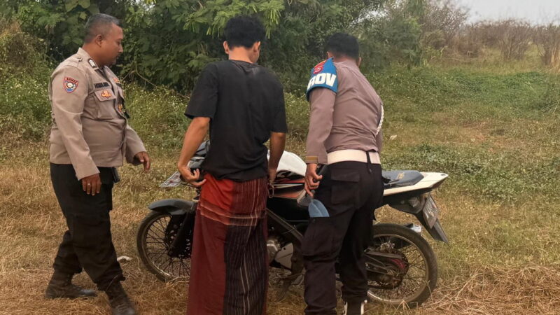 Quick Response Personel Polsek Mauk Cek Lokasi Dugaan Transaksi Obat Daftar G di Sukadiri