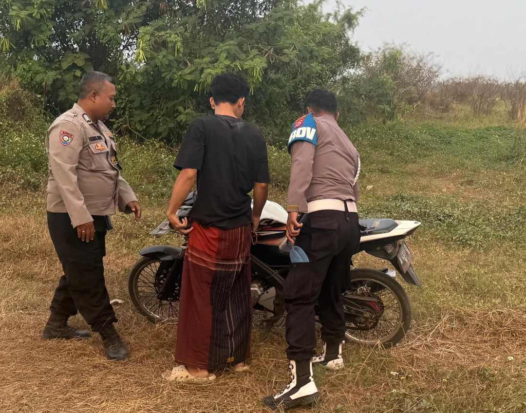 Quick Response Personel Polsek Mauk Cek Lokasi Dugaan Transaksi Obat Daftar G di Sukadiri