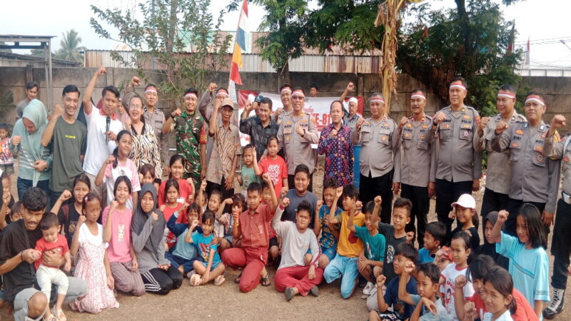Polsek Tigaraksa Gelar Perlombaan Semarak HUT Kemerdekaan RI ke-81 Bersama Warga Pasirnangka